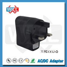 CE GS certificate 5V 0.5A/0.3A UK standard power adapter